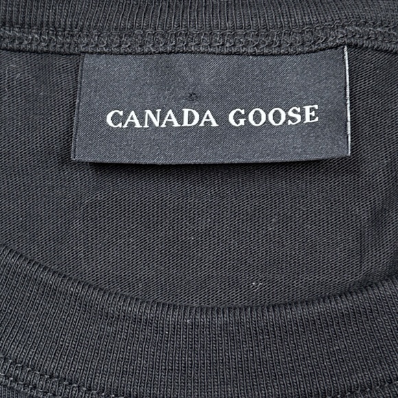 Canada Goose Gladstone Staff Uniform Black Cotton Crewneck L/S T Shirt Mens 2XL - Picture 5 of 12